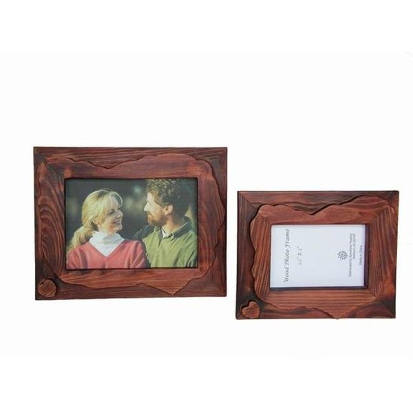 Sunshine Trading Sunshine Trading ST-13-5 Handmade Wood Photo Frame - 3.5 x 5 Inch ST-13-5